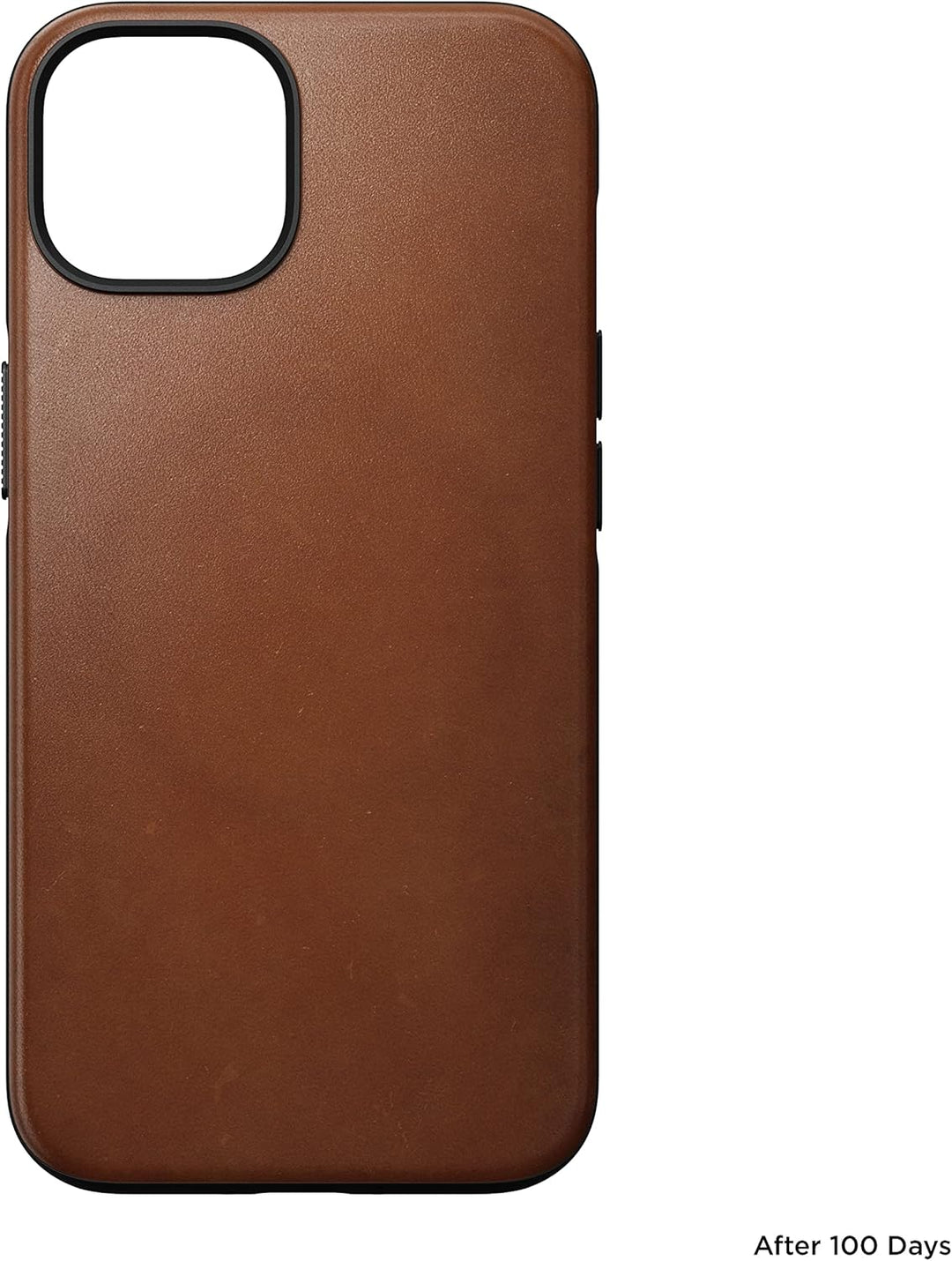 NOMAD Modern Leather Case für iPhone 14 | Schutzhülle aus Polycarbonat und hochwertigem Echtleder |
