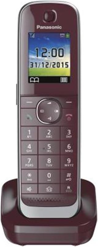 Panasonic KX-TGJA30EXR Mobilteil inkl. Ladeschale, Weinrot