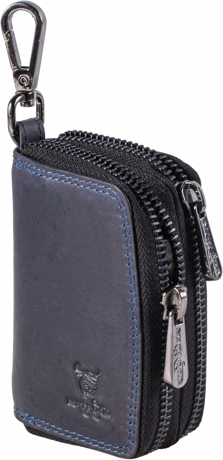 MATADOR Schlüsseletui Herren Leder #KOPENHAGEN mit edler Geschenk Box, Elegante Autoschlüssel Hülle