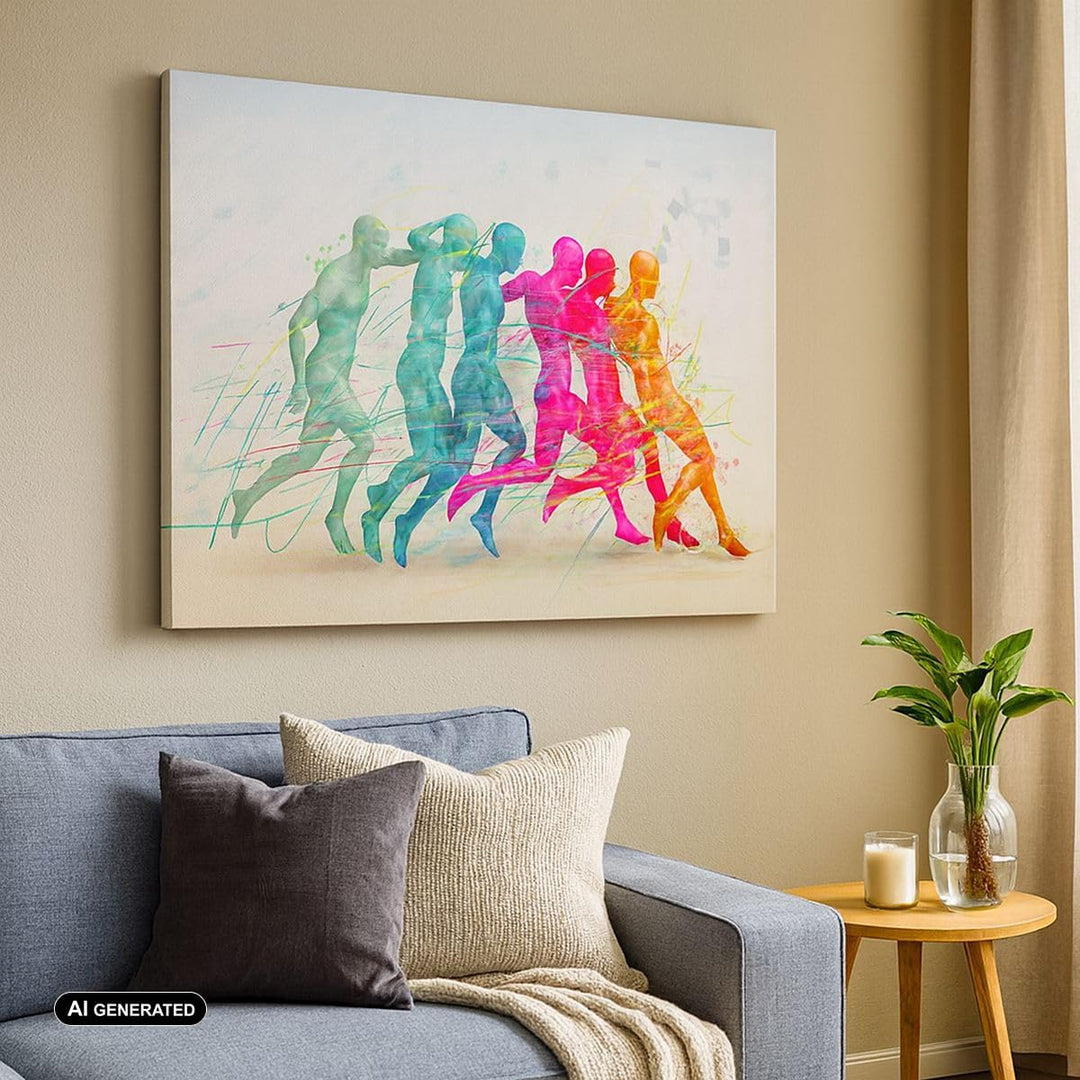 Bilder auf Leinwand 100x70cm Leinwandbild Spieler Ziel tröpfeln Energie Gross Wanddeko Bild Schlafzi