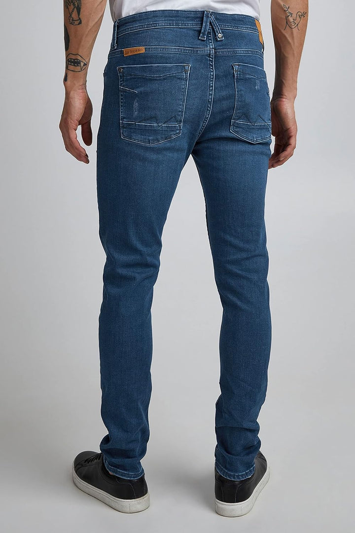b BLEND Herren Blend Echo Skinny Fit-Noos Jeans 30W / 32L Denim Middle Blue (200291), 30W / 32L Deni