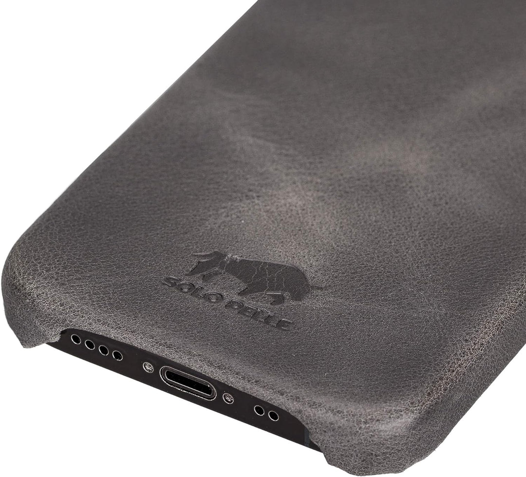 Solo Pelle Lederhülle für das Apple iPhone 12 Mini in 5.4 Zoll Princeton Case Leder Hülle Ledertasch