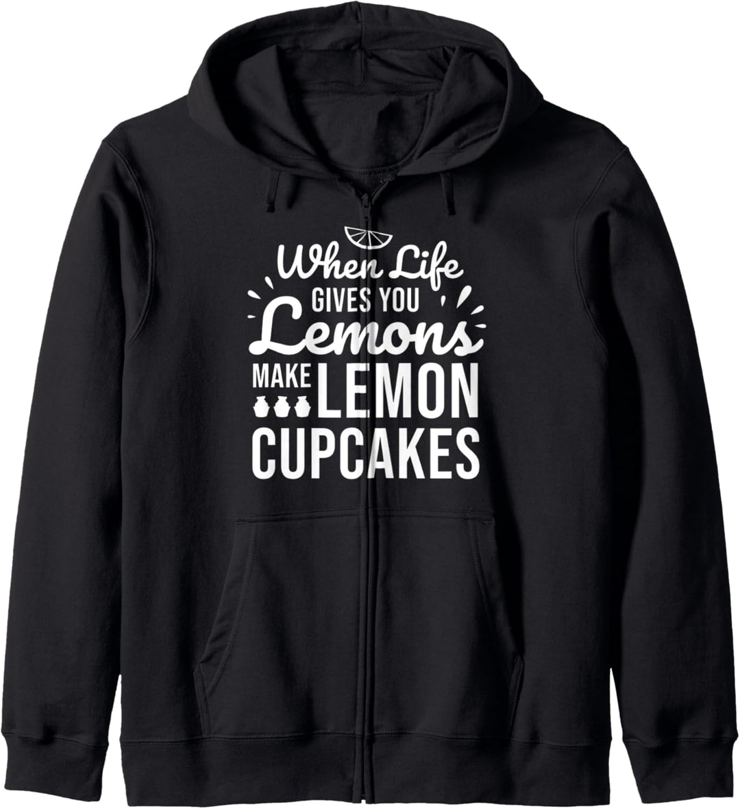 Lustiger Konditor Bäcker Pâtissier Backen I Zitronen Cupcake Kapuzenjacke