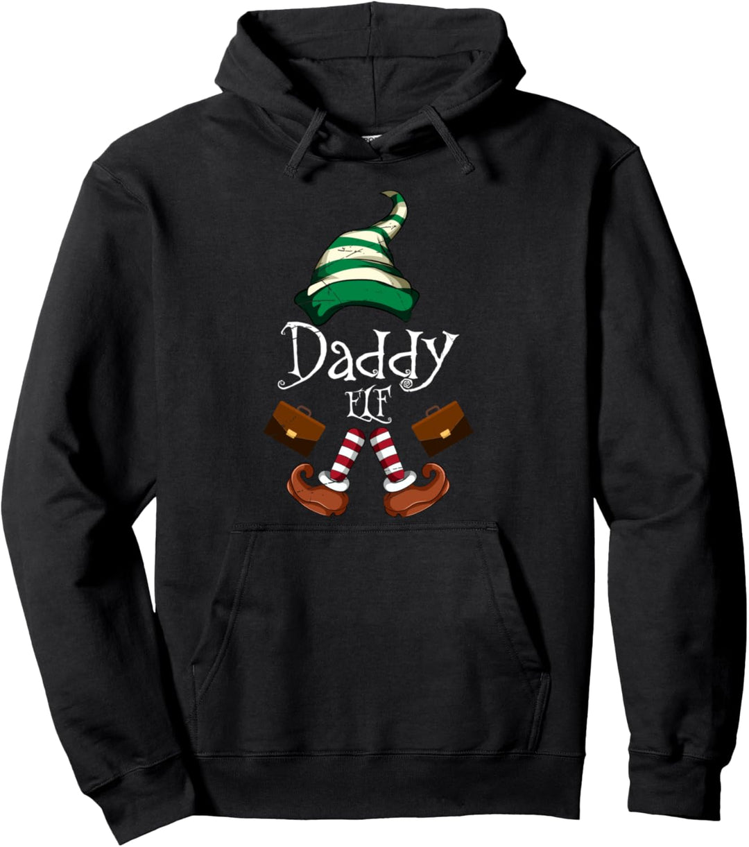 Partnerlook Outfit Geschenk Weihnachtself Papa Pullover Hoodie