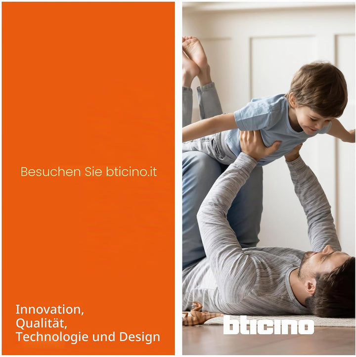 Bticino SXW8002 Digitales WLAN-Thermostat Smarther2 mit Netatmo, Unterputz-Thermostat, programmierba