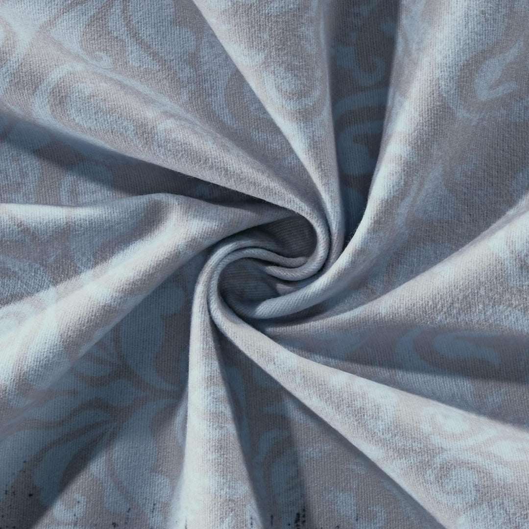 Erwin Müller Flanell-Bettwäsche, Bettgarnitur gemusterte Streifen - samtweich, temperaturausgleichen