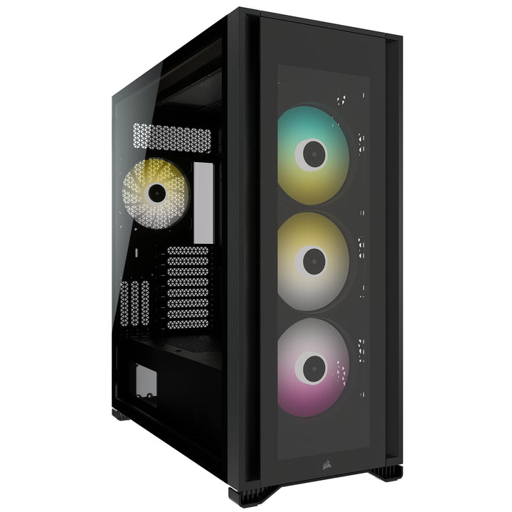 Corsair iCUE 7000X RGB Full-Tower-ATX-PC-Gehäuse (Drei Scheiben aus Gehärtetem Glas, Vier 140-mm-RGB