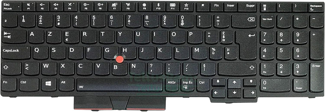 TellusRem ersatztastatur Französisch Hintergrundbeleuchtung für Lenovo Thinkpad T570 T580 P51s P52s