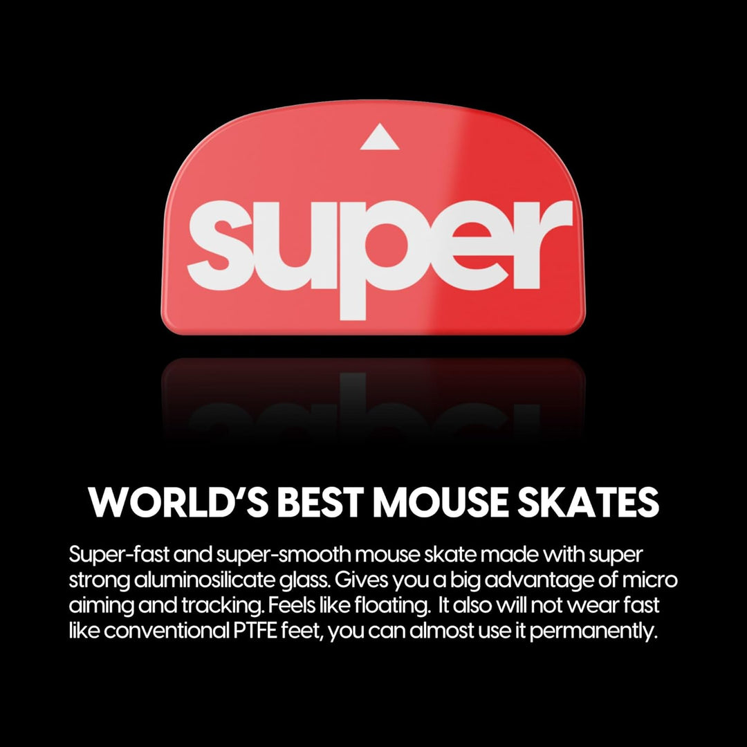 Pulsar Gaming Gears Superglide2 Maus-Pads mit strukturierter Oberfläche mit Geschwindigkeitskontroll