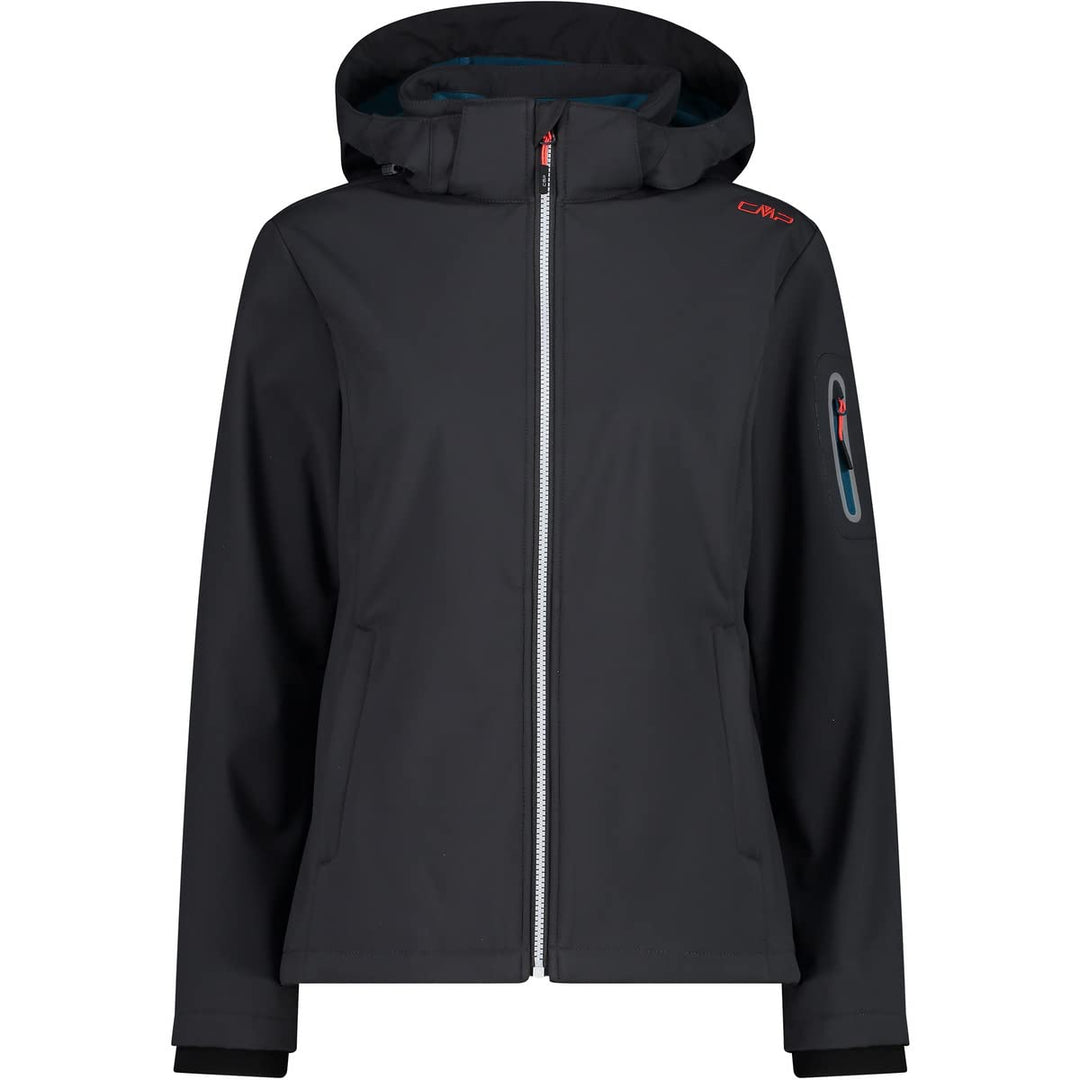 CMP Damen Windproof And Waterproof Softshell Jacket Wp 7.000 Jacke 46 Anthrazit-Deep Lake, 46 Anthra