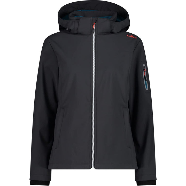 CMP Damen Windproof And Waterproof Softshell Jacket Wp 7.000 Jacke 46 Anthrazit-Deep Lake, 46 Anthra