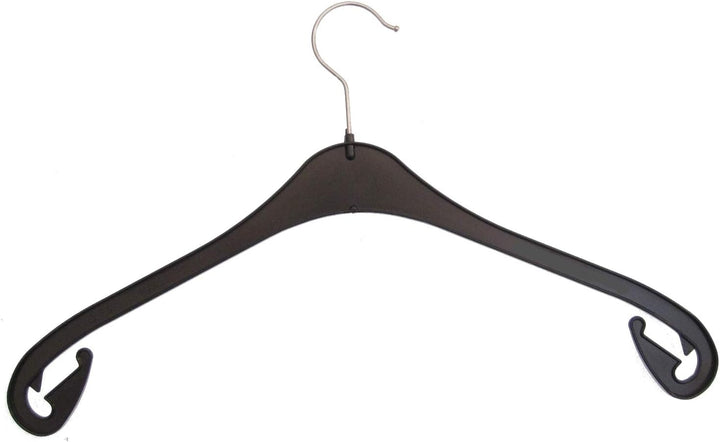 Kleiderbügel aus Kunststoff, schwarz, Rockhaken, 43 cm 50 STK. 50 St. Na43s, 50 St. Na43s