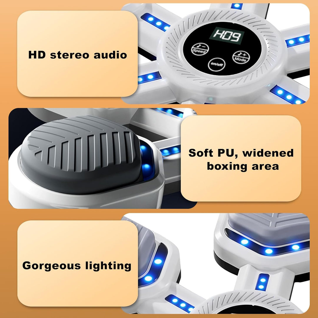 Musik Boxing Maschine - Bluetooth Elektronische Wandmontage Boxtrainingsausrüstung, 9 Modi Boxmaschi