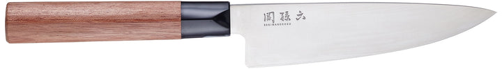 KAI Seki Magoroku Red Wood Griff Kochmesser mit red Wood Griff, Klinge 15,0 cm, MGR-0150C