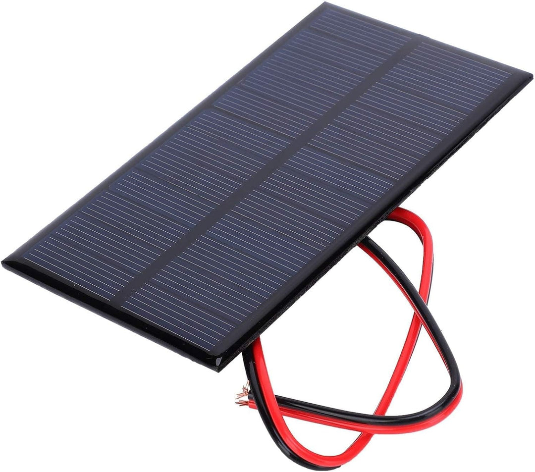 3pcs Solarpanel Solarmodul, DC 6V 1W Polysilicium Solarpanel Zelle Leistungsmodul Solarzelle Photovo
