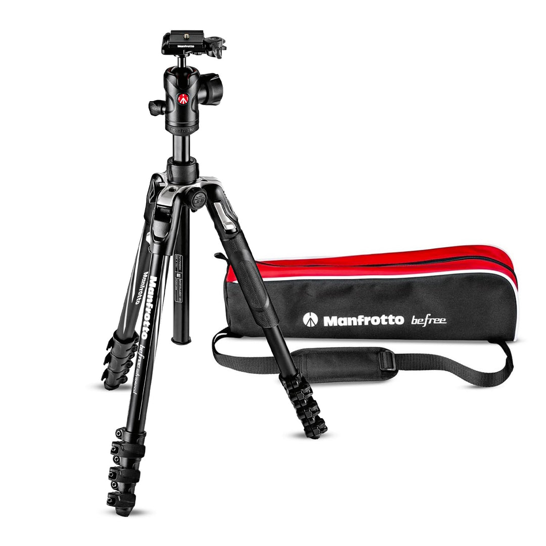 Manfrotto Befree Advanced Stativ mit Hebelverschluss, Reisestativ Kit mit Kugelkopf, tragbar und kom
