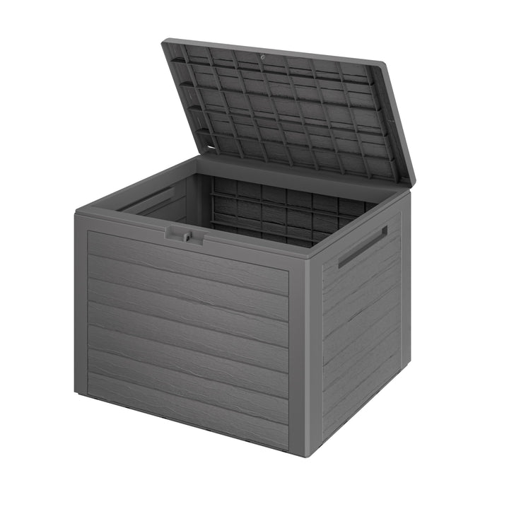 Casaria® Auflagenbox Wetterfest UV-beständig Deckel Abschliessbar Garten Balkon 78x44x55cm 190L Gart