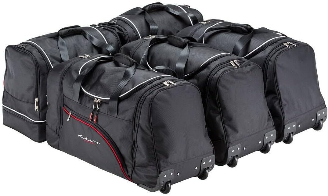 KJUST Dedizierte Reisetaschen 5 STK kompatibel mit VW Sharan II 2010+ Car Bags