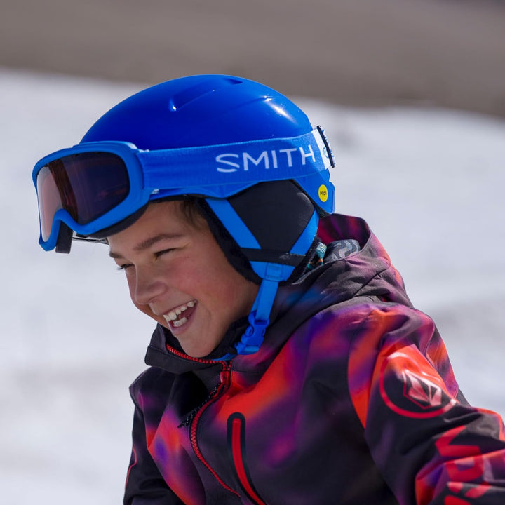 SMITH Unisex Jugend Glide J MIPS Skihelm Youth Medium Kobalt, Youth Medium Kobalt