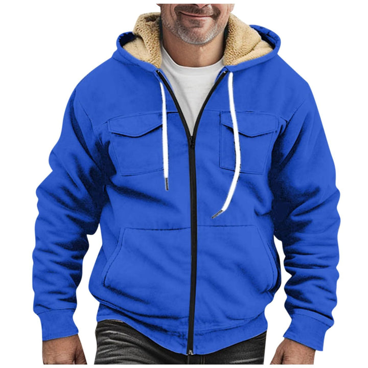 HSUAYEUD Hoody Herren Cool Mantel Lauschig Langarm Kapuzen Tailliert Kordelzu Hoodie Herren Schlicht