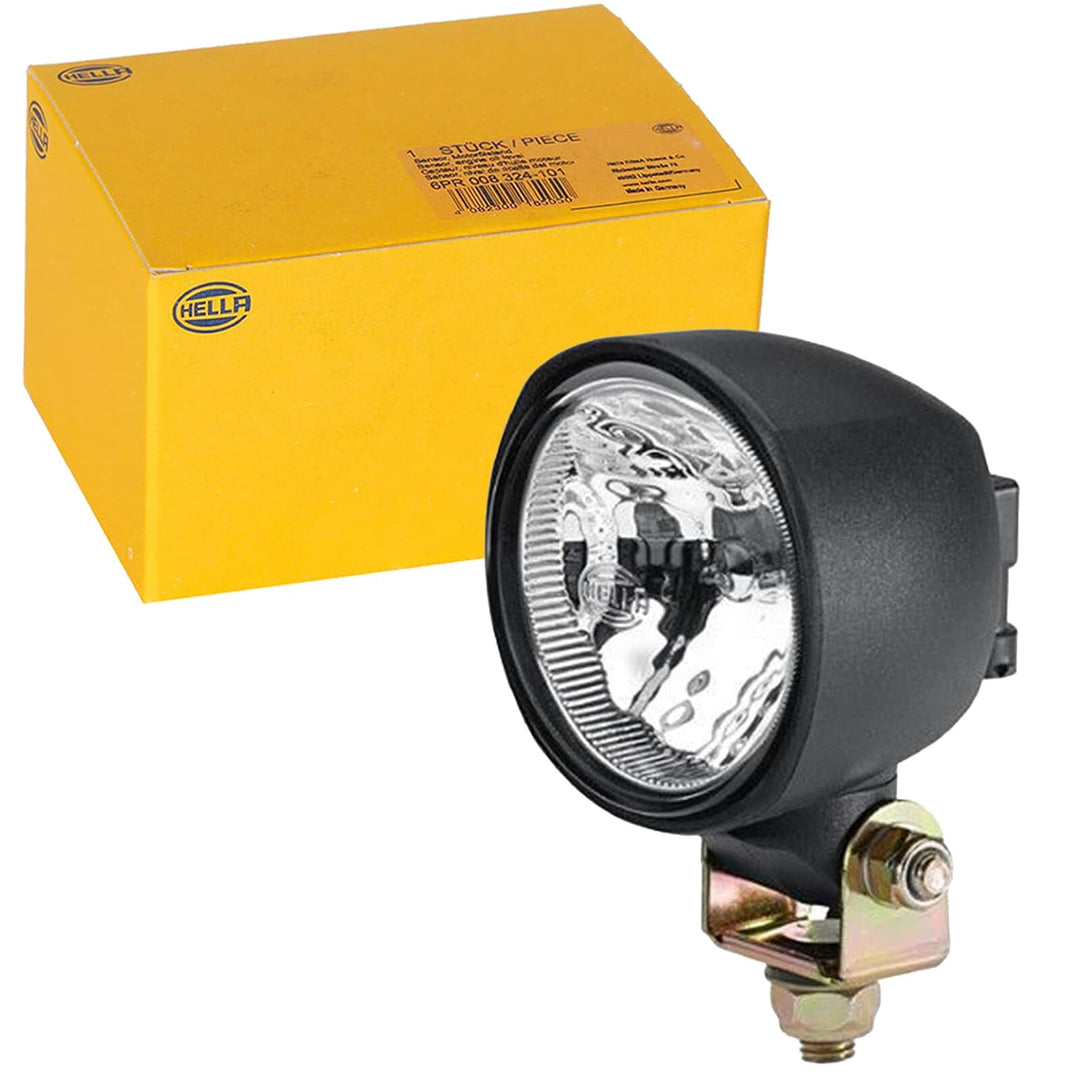 HELLA - Halogen-Arbeitsscheinwerfer - Modul 70 - 12V - Anbau/geschraubt - stehend/schwenkbarer Monta