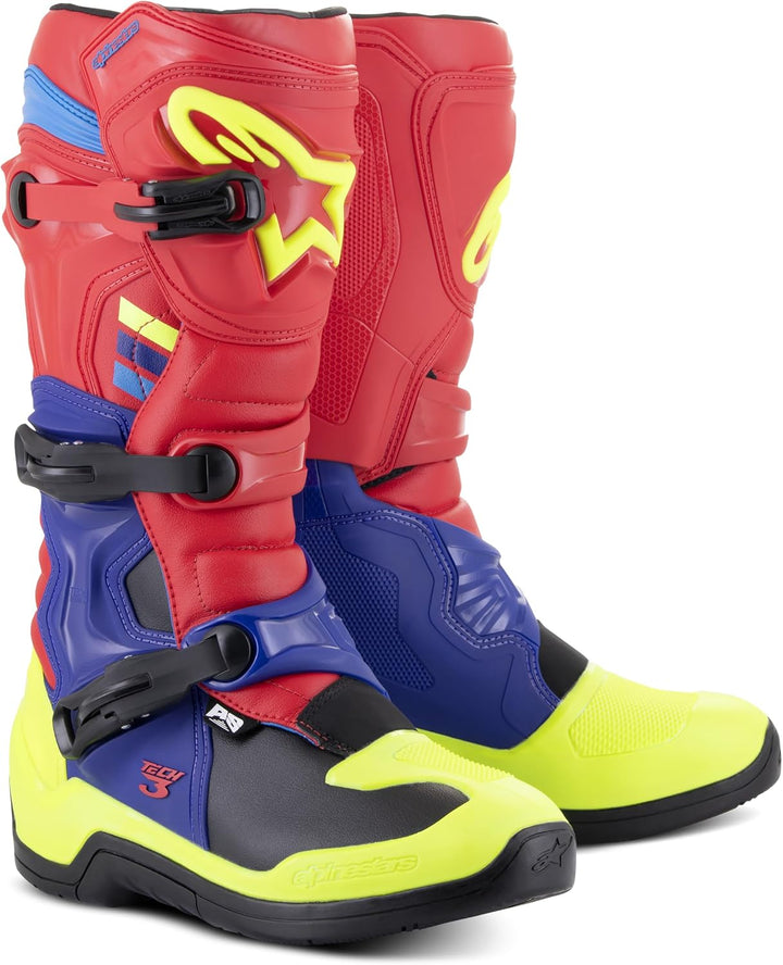Alpinestars Motocross-Stiefel Tech 3 Schwarz 40.5 EU Mehrfarbig, 40.5 EU Mehrfarbig