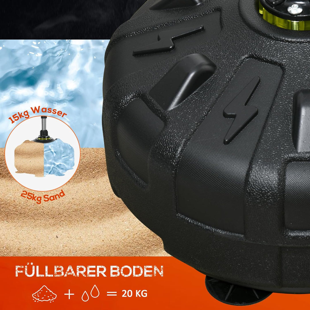 SPORTNOW Punchingball, Boxsack 147-165 cm höhenverstellbarer Standbox-Trainer, Standboxball für Trai