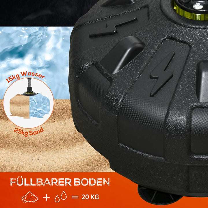 SPORTNOW Punchingball, Boxsack 147-165 cm höhenverstellbarer Standbox-Trainer, Standboxball für Trai
