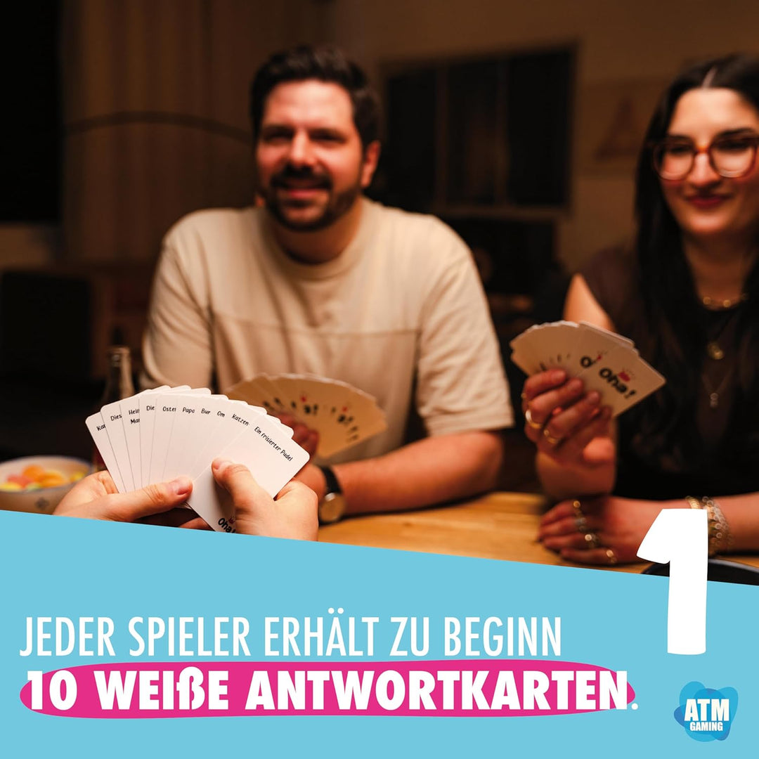 ATM Gaming OHA! Das Familienspiel - Gesellschaftsspiele - Fragen und Herausforderungen, um Deine Elt