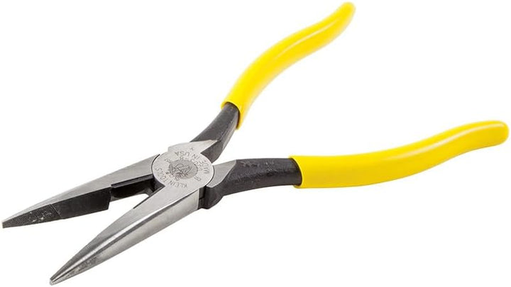 KLEIN TOOLS Isolierte Spitzzange mit Seitenschneider 214 mm, Seitenschneider