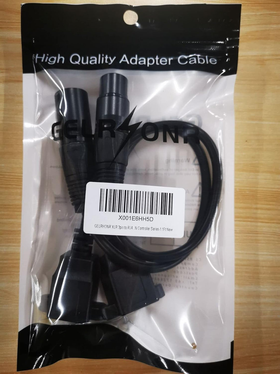 GELRHONR 1 Paar XLR 3pin auf RJ45 Buchse Adapterkabel, XLR Stecker auf RJ45 Netzwerkanschluss Verlän