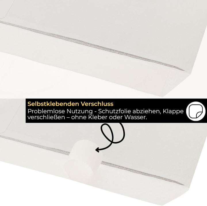 1000 Briefumschläge ohne Fenster DIN C5 Umschläge Weiss haftklebend 162 x 229 mm 80g/m² Versandtasch