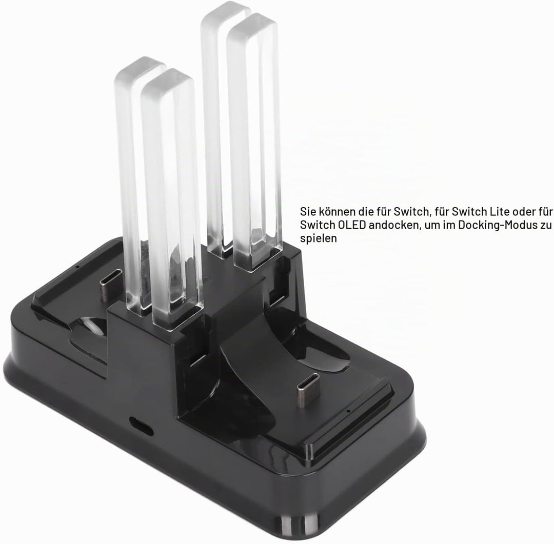 Annadue Ladestation für Pro Controller/Joy Controller für Switch/Switch Lite/Switch OLED für Control