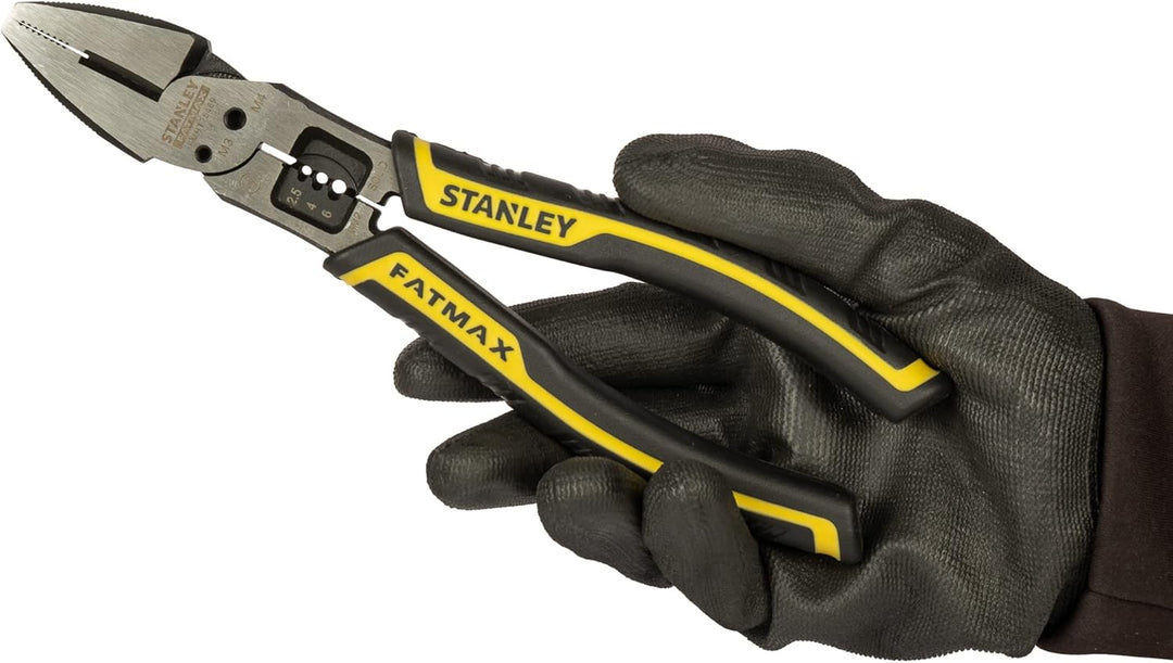 Stanley FatMax Multifunktionszange / Universalzange 6-in-1 (Abisolierzangen-, Ringschlüssel-, Kombin