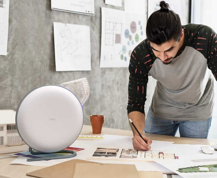 IQAir Luftreiniger für Allergiker - Klein, mobil, tragbar - Filtert hocheffektiv Luftschadstoffe, Vi