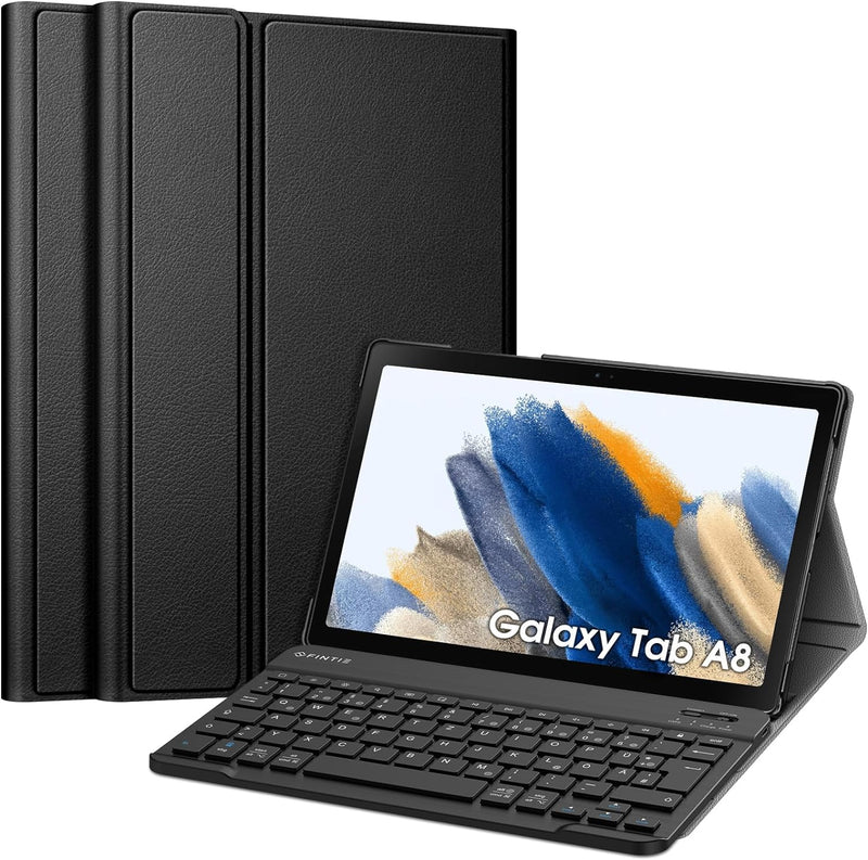 Fintie Tastatur Hülle für Samsung Galaxy Tab A8 10.5 Zoll 2022/2021 SM-X200/X205/X207 - Keyboard Cov