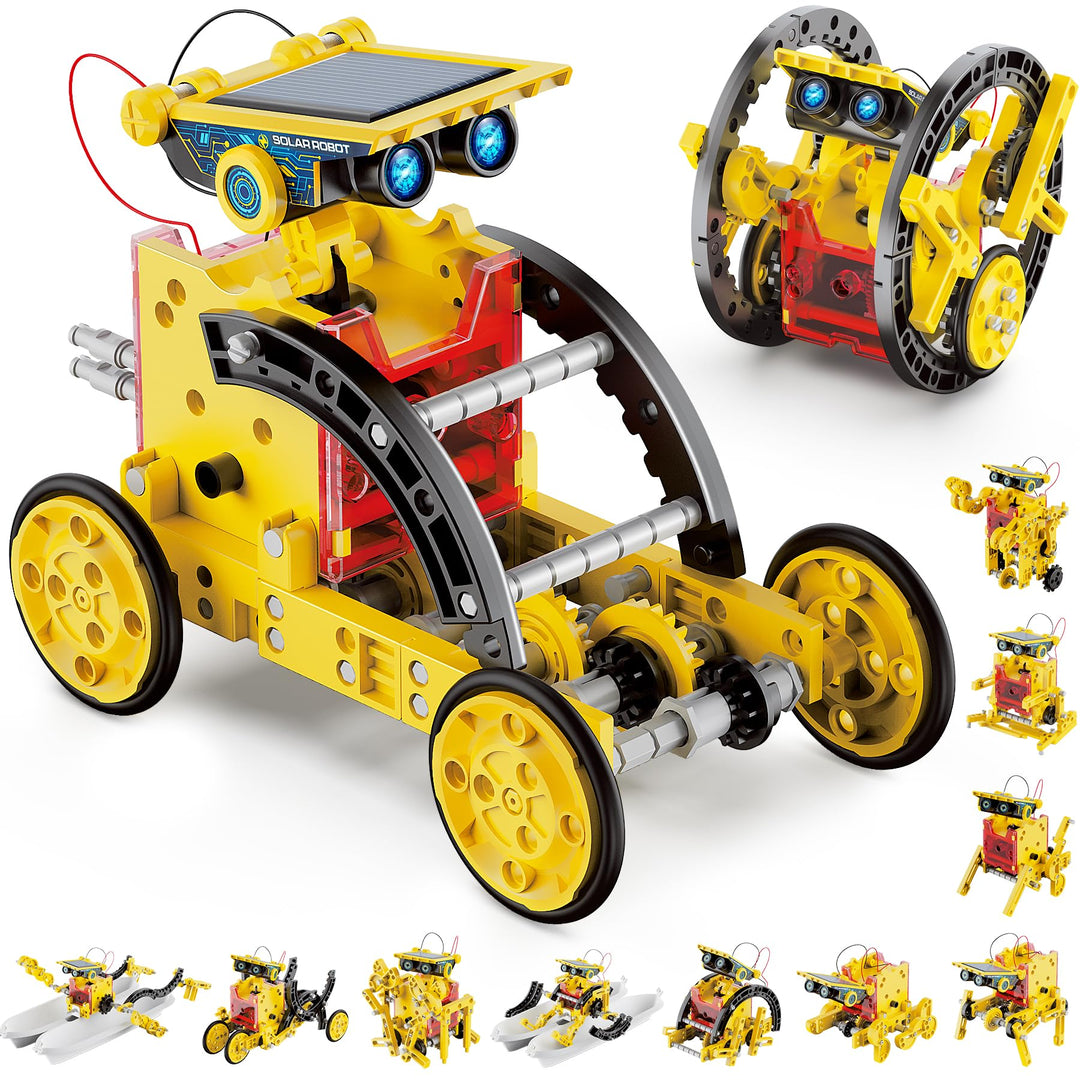 Hot Bee Solar Roboter Kinder, Experimente für Kinder ab 6-10, Geschenk Junge 8 9 10 11 12 Jahre, Spi