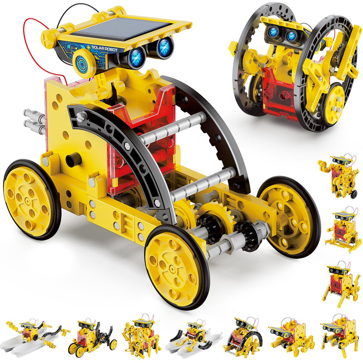 Hot Bee Solar Roboter Kinder, Experimente für Kinder ab 6-10, Geschenk Junge 8 9 10 11 12 Jahre, Spi