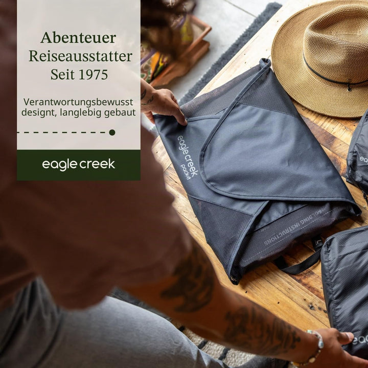 eagle creek Pack-it Kleidermappe Med Large Schwarz, Large Schwarz
