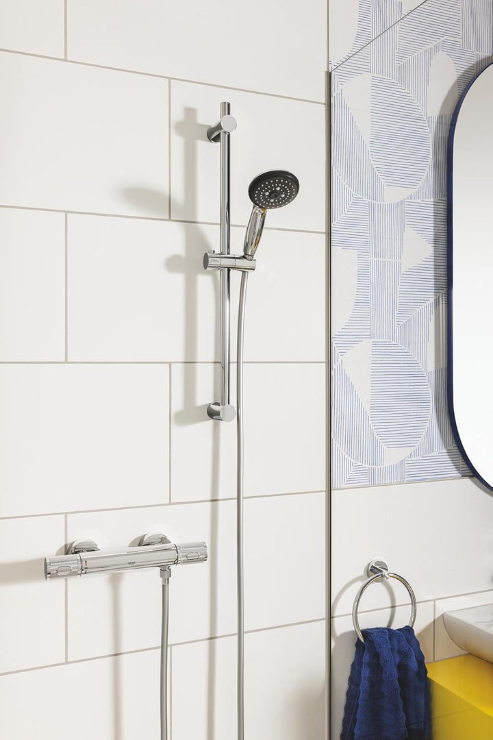 GROHE Vitalio Start 100 - Handbrause (wassersparend, 3 Strahlarten, universale Befestigung, robust),