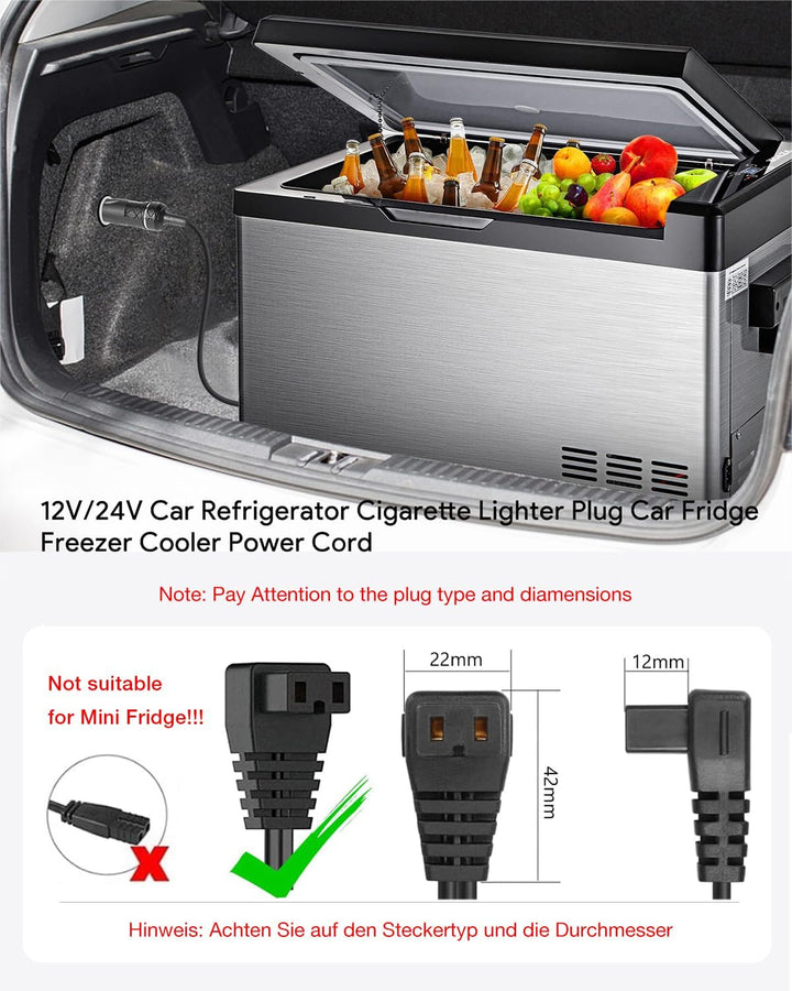 MOTOPOWER MP68992 3.5m tragbar Kühlschränke Verlängerung Power Kabel