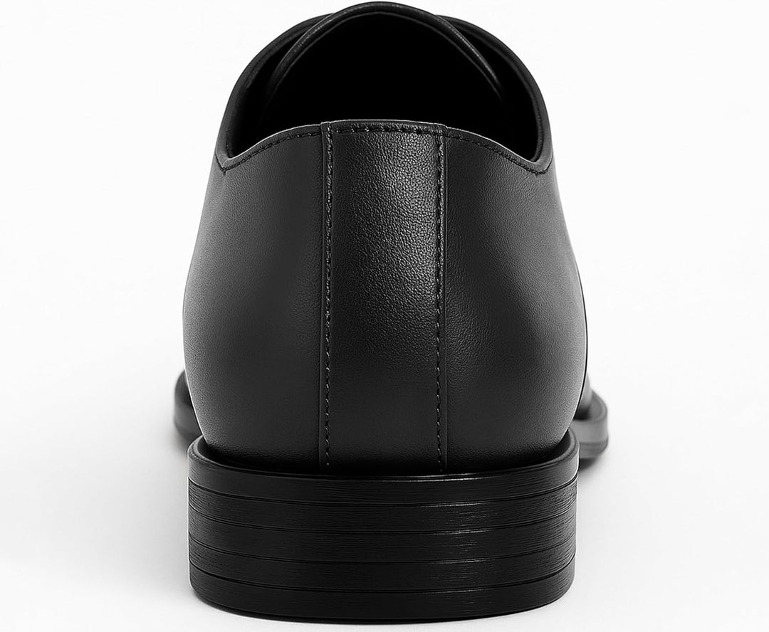 Festliche Matte Derby Schuhe zum Schnüren 35 EU Matt Schwarz, 35 EU Matt Schwarz