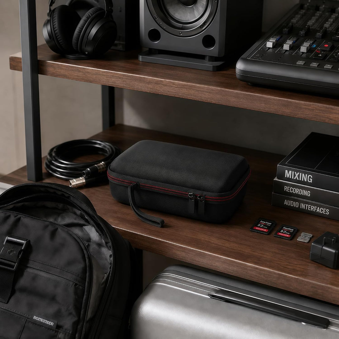 Musiin Recordertasche, kompatibel mit Zoom R4/H4N Pro, verfügt über Netzfächer und einen praktischen