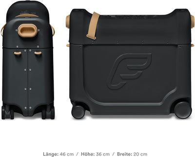 Stokke JetKids by BedBox, Lunar Eclipse - Aufsitzkoffer & Flugsitzbett – Damit Dein Kind im Flugzeug