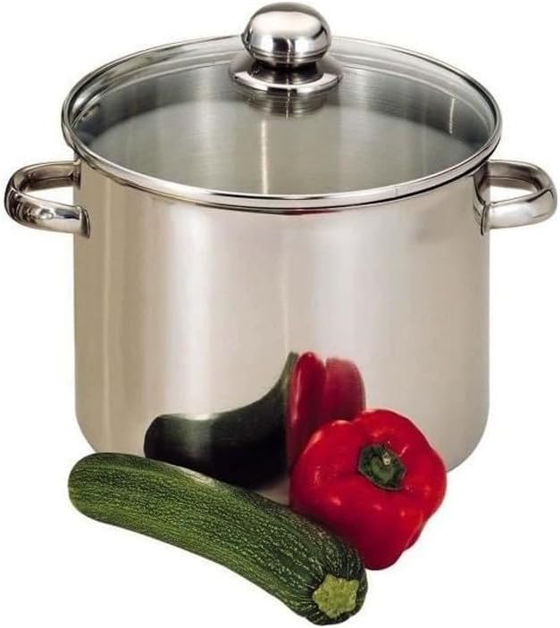 Baumalu 342653 Kochtopf, mit Deckel, 11 l, 26 cm Durchmesser, Aluminium, Silber Diamètre : 26 cm, Di