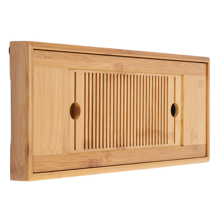 Chinesisches Teetablett aus Bambus,Geschmackvolle Bambus japanischen/chinesischen Gongfu Tee Tisch,T