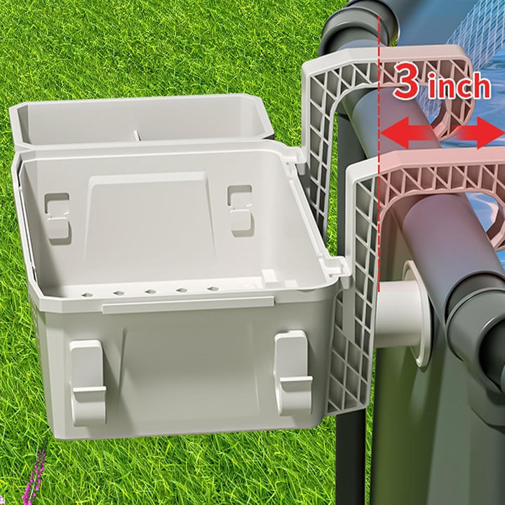 Generisch Pool Aufbewahrungskorb Set inklusive Kunststoff Pool Korb Pool Getränkehalter Hot Tub Zube