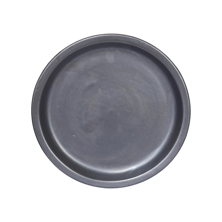 Teller/Untersetzer anthrazit glasiert 18cm