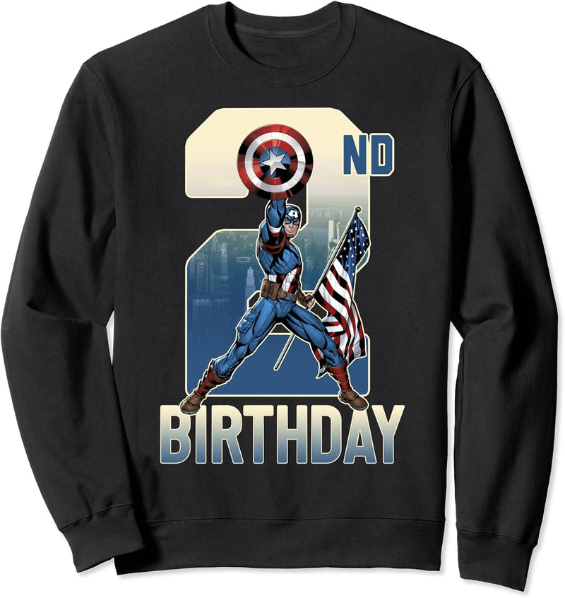 Marvel Captain America 2nd Birthday Sweatshirt