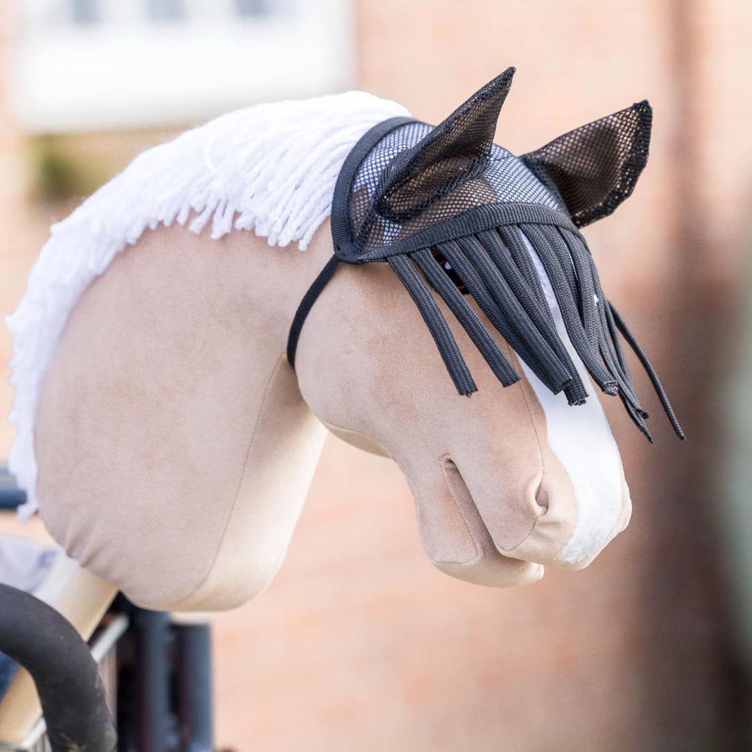 RL24 - Spielzeugfliegenhaube mit Fransen von My Hobby Horse – Spielzeug Haube für Dein Steckenpferd